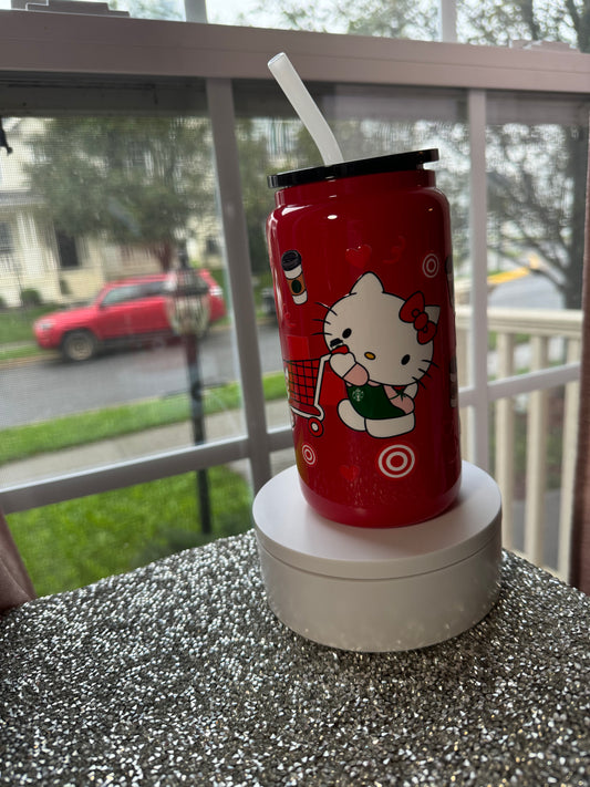 Target HK Red Glass Cup