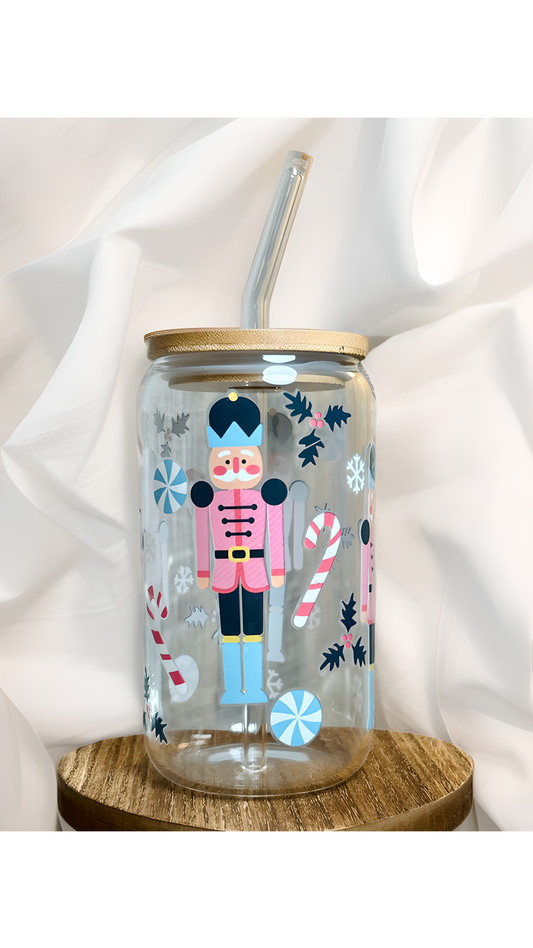 Nutcracker Glass Cup